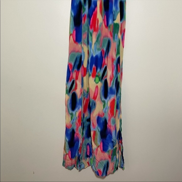 Anthropologie Maeve Alosia Silk Maxi Dress - Picture 11 of 12